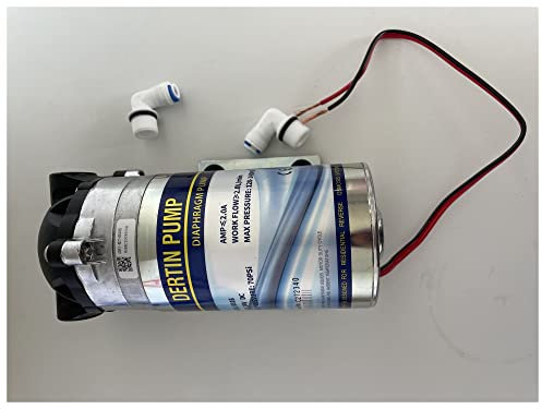Osmoseanlage Wasserfilterteile Wasserfiltrations-Booster-Pumpe mit 2-teiligem Anschluss for 400 GPD 600 GPD Wasserfilter-Umkehrosmose-Maschine