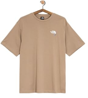 The North Face Unisex Explore Carabiner Relaxed T-Shirt, Mushroom Grey, XL