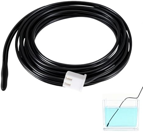 Sonde Temperatur Umwelt Widerstandsthermometer NTC 10k Fühler | Wasserdicht Sensor Temperatursensor Edelstahl Temperatursonde für Kühlschrank Klima, Präzise Temperaturmessung -25°C-125 °C