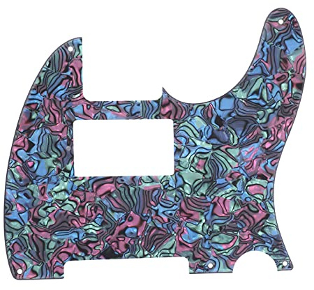 Pickguard für TL E - Gitarre, Abalone Stil Acryl Humbucker Abdeckung - Leichtes Design, Schutz vor Kratzern, Passgenau für Doppelspul - Pickups