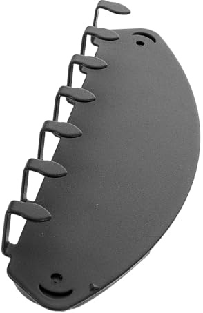 TEMPNAP Magnetischer Schlüsselanhänger Wandaufhänger mit 7 Haken aus Eisen für Küche und Kühlschrank Multifunktional Wandmontiert Platzsparend und Langlebig Schwarz