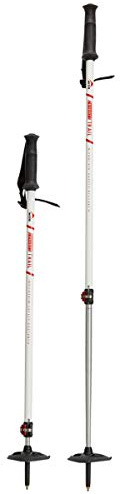 MSR DynaLock Trail 2-teilige Aluminium-Stangen, weiß, 80-140 cm