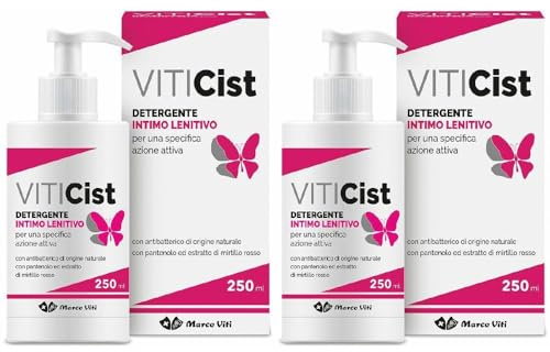 2 Viticist Intimreiniger, beruhigend, 250 ml, tägliche Hygiene | Tägliche Intimpflege
