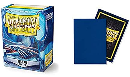 Dragon Shield Matte Blue Standard Size 100 ct Card Sleeves Individual Pack