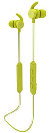 Kygo E4/1000 In-Ear Kopfhörer (wasserabweisende Bluetooth Sport-Ohrhörer mit Remote & Headset Mikrofon für iPhone iOS und Android, 6 Stunden Akkulaufzeit) Lemon