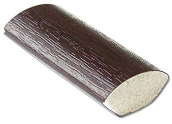 uPVC Plastic Quadrant Trim - Window/Tile Beading -13mm x 1m Length - Rosewood