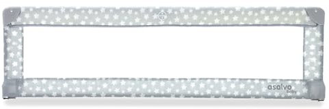 Asalvo BARRERA DE CAMA 150CM ESTRELLAS GRIS