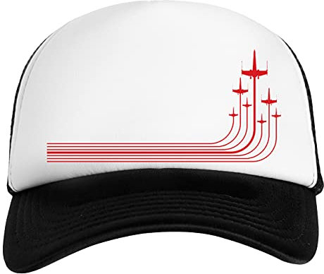 X-Flügel Weiß Schwarz Unisex Kinder Baseball Cap Kids White Black