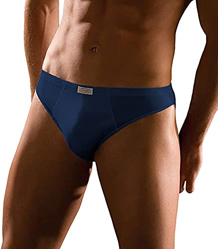 CAGI 6 Mini Slip Mutanda Uomo Art 1208 100% Filo di Scozia Blu TG. 5