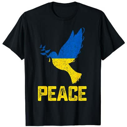 Solidarität mit Ukraine Frieden Protest Liebe Putin T-Shirt