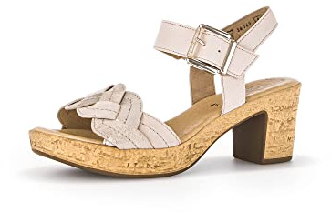 Gabor Damen Riemchensandalen, Frauen Sandalen,Best Fitting,offene Schuhe,Strandschuhe,Sandaletten,Sommersandalen,Rouge Kombi,40.5 EU / 7 UK
