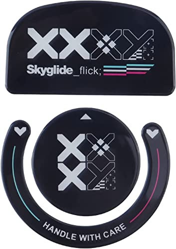 JakeTsai Mouse Feet Skates Made of Ultra Flawless Glass, Ultra Fast and Smooth Professional Mouse Upgrade Kit Compatible with Logitech G Pro X Ultralight Gaming Mouse