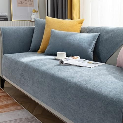 SDNAM Sofabezüge 1 2 3 4 Sitzer Wasserdicht Sofabezug, L Form Sofaüberwurf,Ecksofa Pets Dog Couch Überzug Anti-Rutsch Sofa Überwurf (Color : #31, Size : 70x180cm1pc)