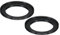 PATIKIL 40.5mm-52mm Metal Step Up Ring, 2 Pack Camera Lens Filter Adapter Ring Aluminum Filter Adapter Ring for Camera Lenses Hood, Black