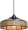 DC VOLTAGE Industrial Metal & Rope Pendant Light,40cm Retro Hemp Rope Black Ceiling Lampshade with 1m Adjustable Cable Pendant Lamp Shade for Living Room Bedroom Kitchen Hallways Floor Lamp