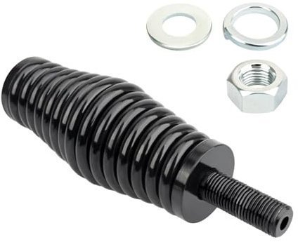 Dickly Luz LED de látigos, antena montada en resorte, montaje en resorte Premium, reemplaza el soporte de bandera de duradero de Metal para ATV, coche,