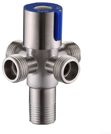 304 Edelstahl Dreieck Ventil Wasser Ventil Waschmaschine Zubehör (4 Löcher)