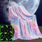 Situhaonan Einhorn Decke Glow In The Dark Kinder Kuscheldecke Flauschig MäDchen Geschenke 3 4 5 6 7 8 9 10 11 12 Jahre Geburtstag üBerwurfdecke Fleecedecke Couch Sofa 280gms