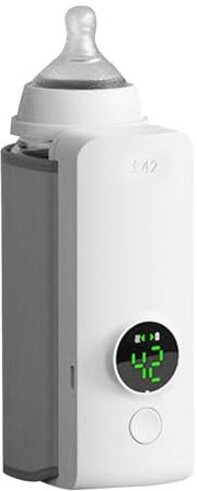 Chauffe-biberon portable, chauffe-lait pour bébé sans fil, chauffe-biberon USB rechargeable pour lait maternel, chauffe-biberon électrique alimenté par batterie, chauffe-biberon de voyage sans fil