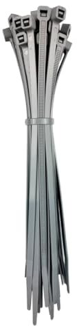 OutdoorFix - Fascette stringicavo 200 x 4,6 mm, 50 pezzi, in alluminio, resistenti alle intemperie, ai raggi UV