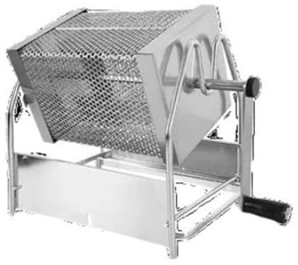 Suoumwa Torréfacteur Manuel en Acier Inoxydable pour Café, Machine à Torréfier Les Grains, Les Haricots, Les Arachides et Les Noix.