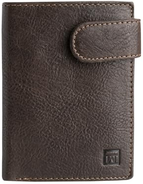 MATTIES Unisex's Billetero-wash/Leather Wallet, Brown, One Size