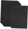 EXCEART 1 Jeu Tableau De Présentation Noir Tu T'es Garé Comme Un Cartes De Visite Pour Entreprise Panneau D'affichage Noir Feutre Raidi Couverture Insonorisée Black Papier 50 Pièces