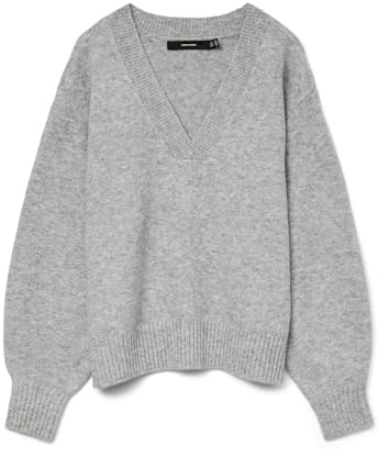 VERO Moda Damen Vmboom Ls V-Neck Pullover Noos Vmboom Ls V-Neck Pullover Noos (1er Pack)