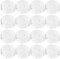 SEWACC 100pcs Clear Plastic Tea Light Candle Cups, Empty Tealight Case Mold Containers for Wedding Centerpieces Birthday Party Decorations
