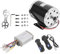 Bürstenmotor-Umbausatz, 800W Elektro Conversion Twist Kit, 36V Elektromotor mit Steuerung und Griffe, Gebürsteter DC-Motor Elektrobürste für Kleine Roller, Kleine Go-Karts, Elektrofahrräder