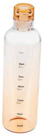 POPETPOP Bouteille Eau Extérieur Verre Décorative Étanche avec Motif Échelle Pratique pour Sportifs Et Quotidien