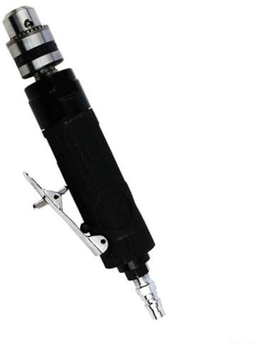 ZWEquipint Perceuse pneumatique de 7,6 cm, outil de perçage pneumatique de 2500 tr/min avec mandrin réglable, pour travaux de filetage en métal et plastique