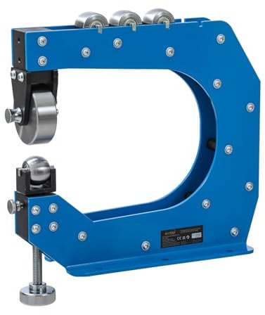 KATSU Tools Professionelles englisches Tischrad, 305 mm Halstiefe, Form bis zu 1,5 mm Baustahl, robuste kompakte Metallrolle, Blechformwerkzeug 165215