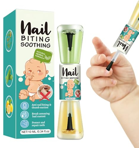 Nagellack Gegen Nägelkauen - Nägelkauen, 10ml Bitterlack Zum Abgewöhnen Für Kinder & Erwachsene | Stoppt Daumenlutschen | Schutzlack Für Baby, Jugendliche & Erwachsene Neugeborene Und Erwachs