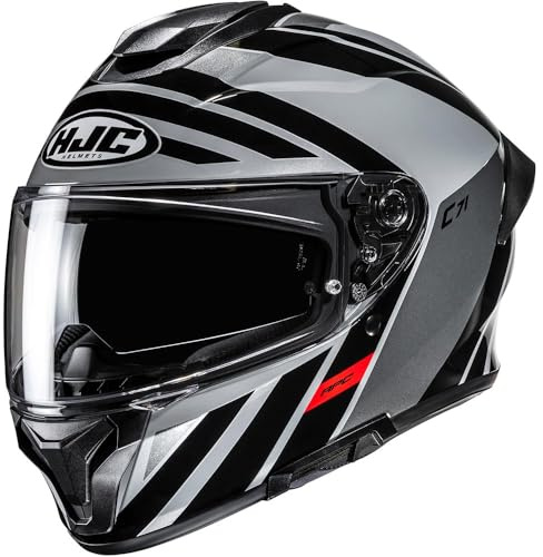 HJC, Integraler Motorradhelm C71 FABER Grey Black MC5, XL