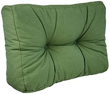 DILUMA Palettenkissen Europaletten - Rückenlehne - Lounge Kissen - 1x Rückenkissen 60 x 40 cm - Apfelgrün - Wasser- & Schmutzabweisender Bezug - Indoor & Outdoor - 15cm dick