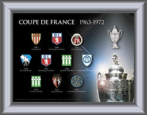 Collection de pins Coupe de France 1963-1972
