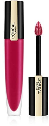 L'Oréal Paris - Rossetto liquido opaco, rosso, colore: I represent, lampone (114), 7 ml
