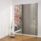 JalousieCrew Verdunkelung Lamellenvorhang Lamelle 89 mm Farbe braun - Breite 100-250 cm - Höhe 180 cm individuell kürzbar (120 x 180 cm)