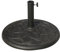 Outsunny Base para Sombrilla de Jardín Peso Neto 19 kg Soporte de Parasol Apto para Mástil de 38mm/48mm Resina para Terraza Patio Exterior Ø54,5x33 cm Bronce