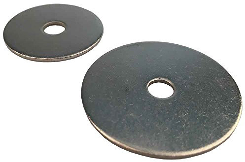 D´s Items | Fahrzeugbauscheiben - für M4 - Edelstahl A2 - [100 Stück] - | Karosseriescheiben 4,3x25 | Kotflügelscheiben | L 9022 | Unterlegscheiben V2A