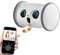 SKYMEE Owl Robot: Movable Full HD Pet Camera with Treat Dispenser, Interactive Toy for Dogs and Cats, Mobile Control via App (2.4Ghz WiFi)