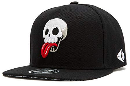 MHGLOVES Einstellbare Basecap Unisex Baseball Cap Baseballmütze Sport Mütze Schirmmütze Kappe Sonnenhüte Snapback Baseballmützen Mit Totenkopf Bestickt,54-60CM (2 Stück)