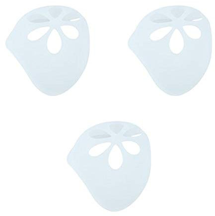 YONII 3D Halterung Cool Silikon Maske Innere Unterstützung Lippenstift Schutz Mund Gesicht Abdeckung Unterstützung Halter Atmung Assist Hilfe |Weiß|