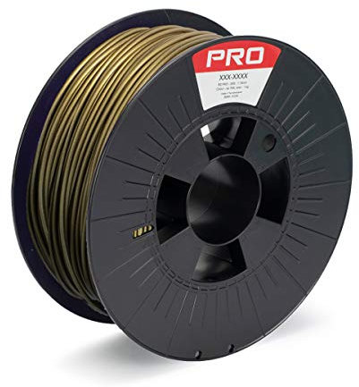 RS PRO PLA 3D-Drucker Filament zur Verwendung mit Gängige Desktop-3D-Drucker, Gold, 2.85mm, FDM, 1kg