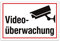 Aluverbund Hinweis Schild 30x20cm Wetterfest Kratzfest Rostfrei UV beständig - Videoüberwachung
