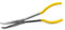 QWORK Telefonzange gebogen, Gebogen spitzzange, 45°, extra lang, 280mm