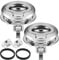 Pull Lock,RoadLoo 2 Stück Pull Lock Möbelschlosser Pull Hatch Lock Pull Lift Hatch Fallenschloss Metall Möbelschloss Flush Hatch Locker für Camping Boot Yacht Trailer Camper Deck Hatch Türschrank