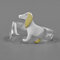 925 Sterling Silber Nette Dackel Hund Verstellbare Ringe für Frauen Original Modeschmuck Trend Weibliche Geschenk-Silver
