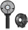Moray Ventilador de mano, USB silencioso con batería de 2000 mAh, ventilador eléctrico pequeño, plegable USB, ventilador de mesa portátil con batería, ventilador para oficina, 3 niveles